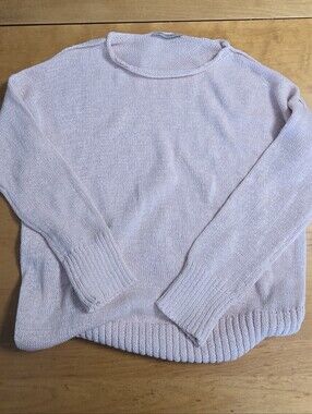AllSaints Light Pink Crewneck Sweater